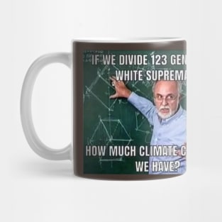 "Climate Change" Math Problem Mug